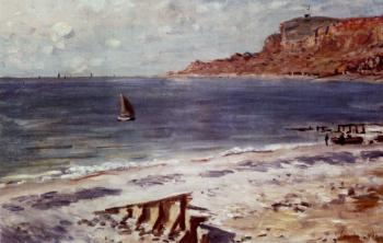 Claude Oscar Monet : Sailing At Sainte-Adresse